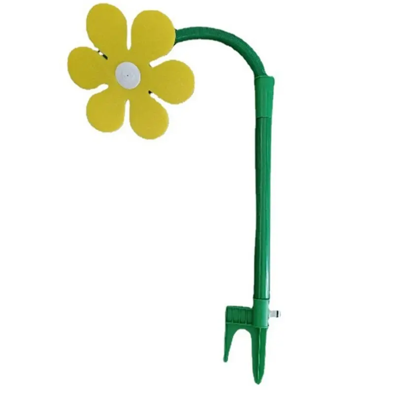 AT21-Crazy Daisy Dancing Flower Water Sprinkler Lawn Sprinkler For Yard Fun Sun Flower Effects C