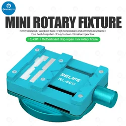 RELIFE RL-601I Mini 360° Rotary Fixture BGA Repair Holder for Mobile Phone Motherboard Heat Resistance Clamp Tin Planting Table