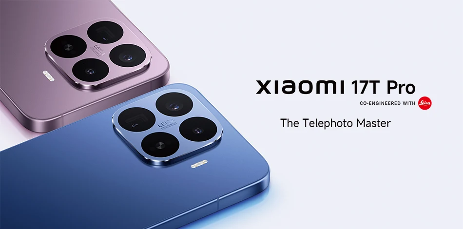 Global Version Xiaomi 17T Pro Smartphone 6.83" 144Hz eye-care AMOLED display MediaTek Dimensity 9500 NFC 7000mAh