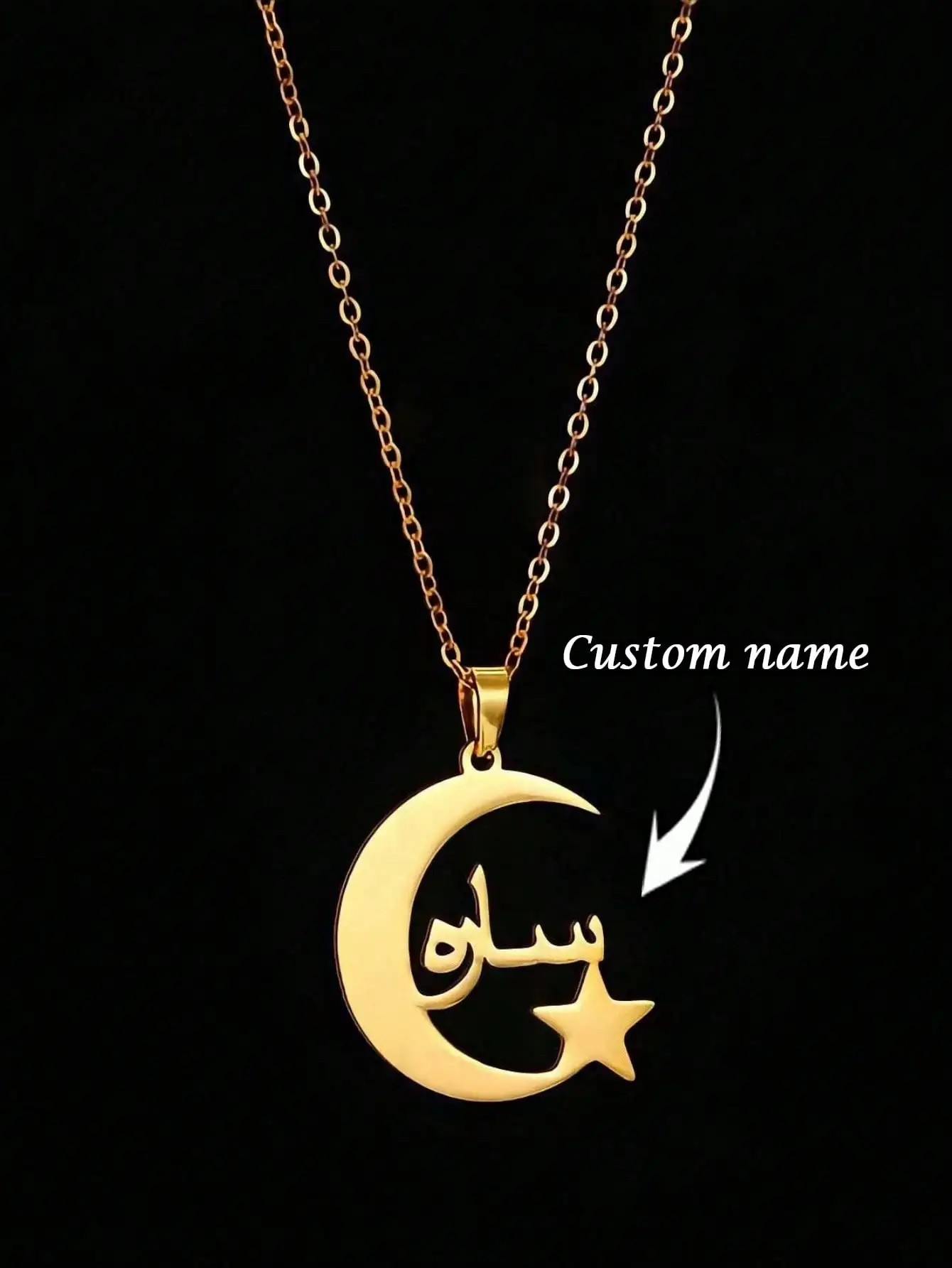 

Уникальное именное ожерелье DOREMI с арабской надписью, женские украшения для повседневной носки, подарок на День матери, подарок на Рамадан, ожерелье в подарок