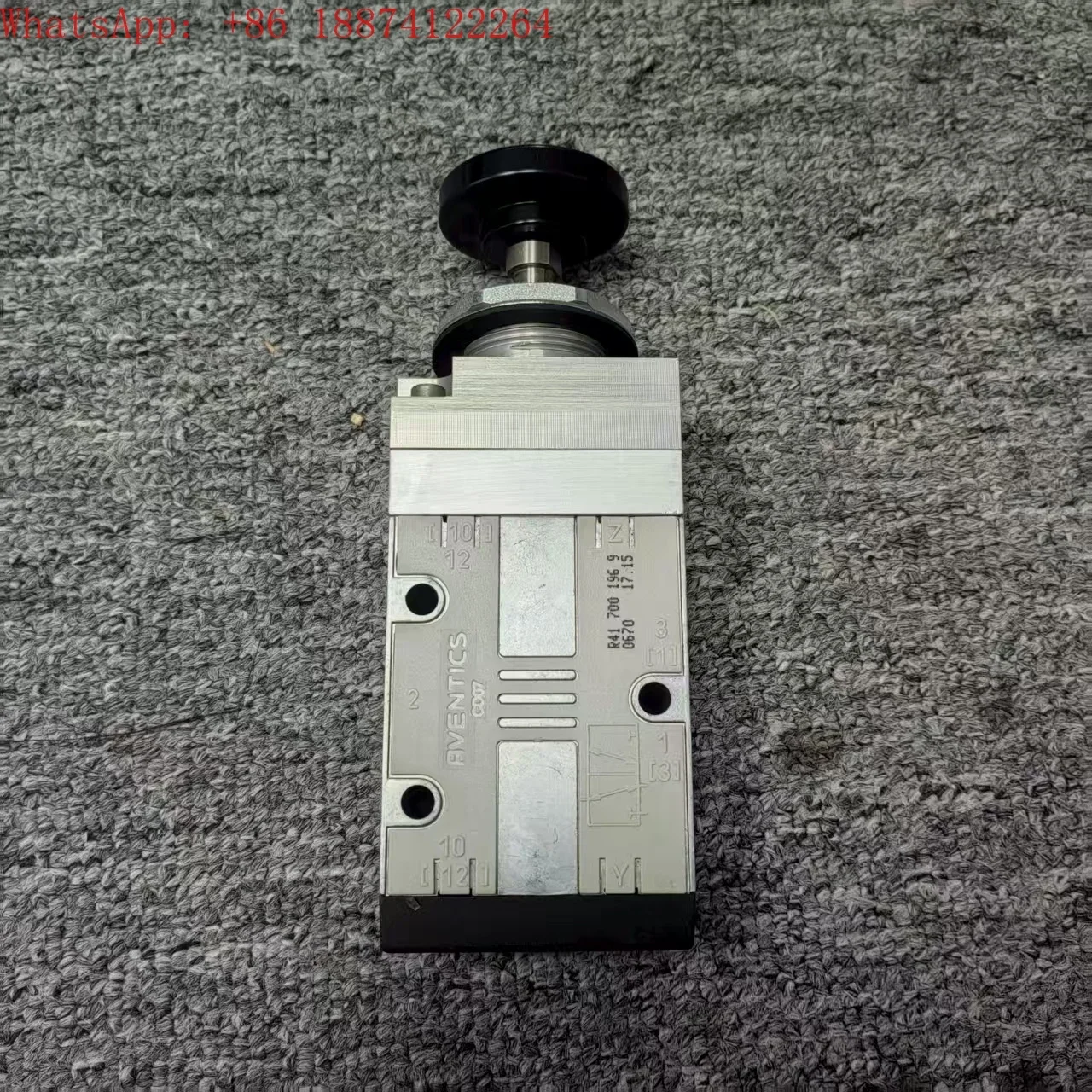 AVENTICS R4170019690670 CD07 Manual Pneumatic Valve 3-10bar for Industrial Pneumatic System Fluid Control
