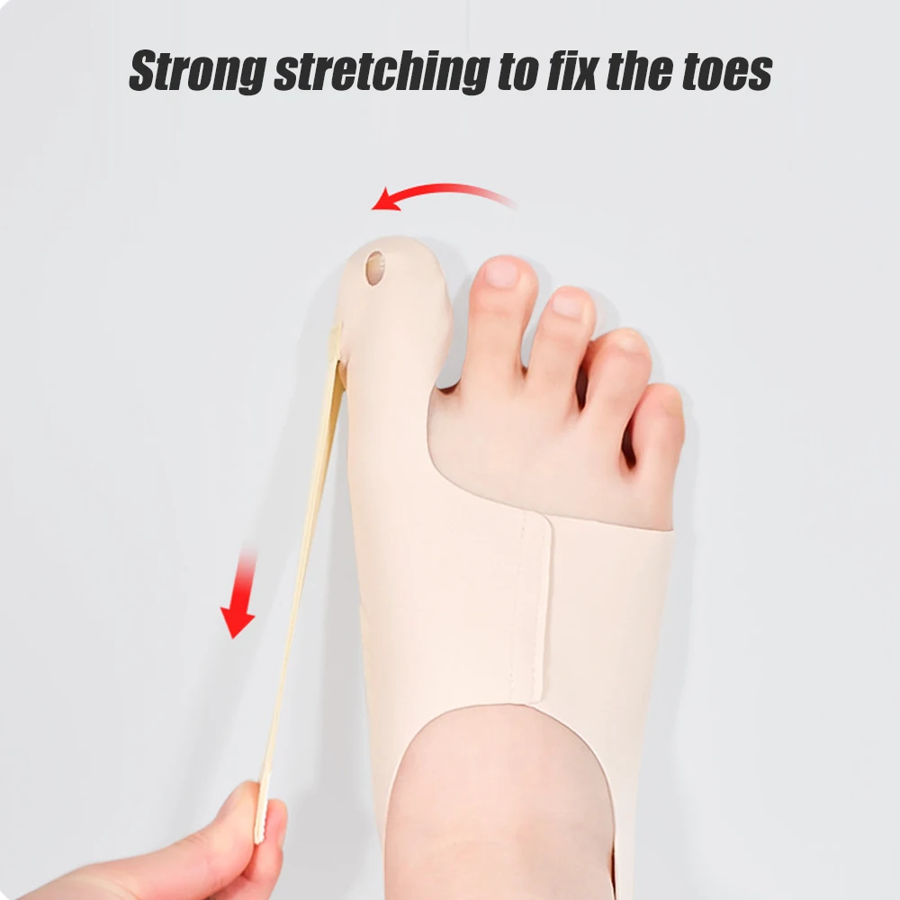 1Pc Corrector Hallux Valgus Big Toe Bunion Corrector Orthopedic Socks Toes Separator Women Men Foot Care Toe Pain Relieve Tools