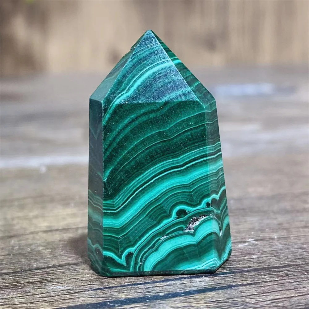 Crystal Natural Malachite Tower Green Point Wand Baby Quality Reiki High Beauty Healing Minerals Spiritual Home Decoration