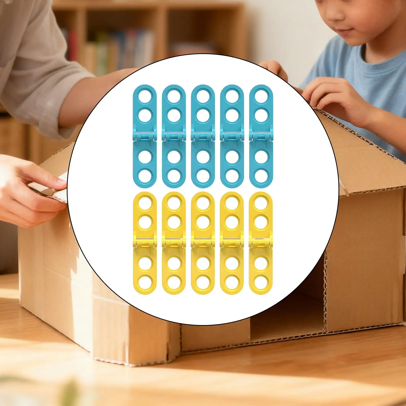 Cardboard Hinges Handmade Building Craft Fine Motor Skills Educational Toy for Children Construction Set