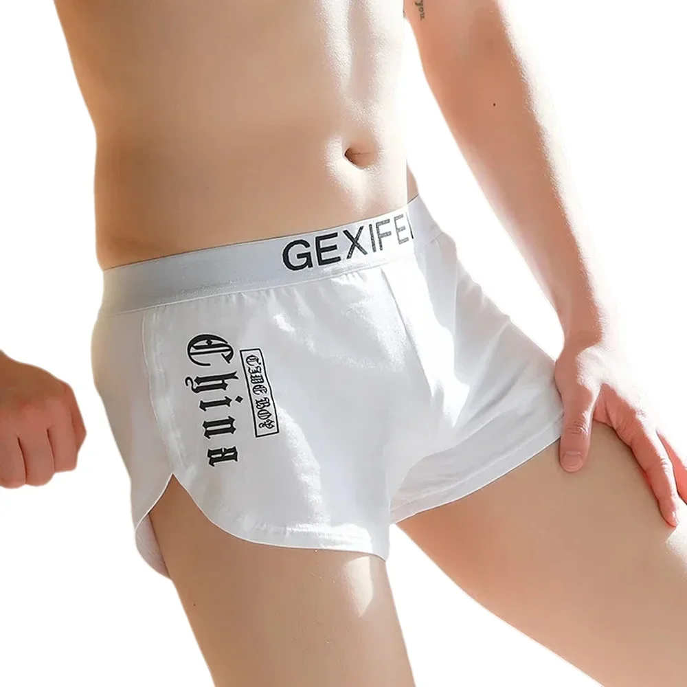 Herren-Boxershorts, lockere, atmungsaktive Höschen, Jugend, große Größe, Sommer-Pfeil-Shorts, Schlafhose, Unterwäsche, Ausbuchtungsbeutel, Boxershorts