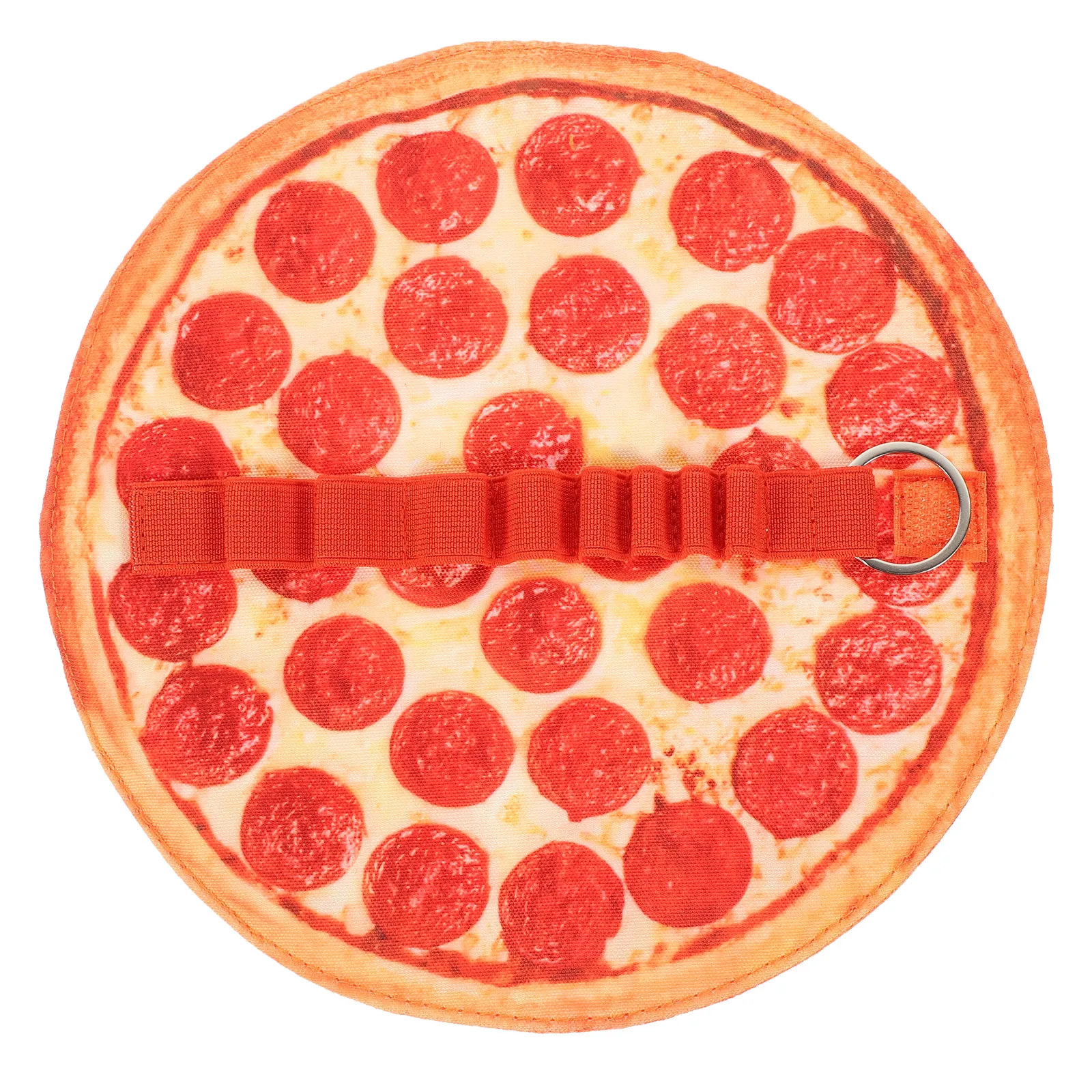 

Pizza Pencil Case Canvas Student Bag Lightweight Pen Daily Pouch Storage Brush Holder Round Writing