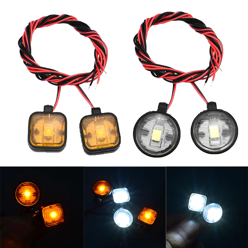 LED Position Lamp Side Light Warning Light for Tamiya 1/14 RC Truck for SCANIA 770S R620 for Volvo for ACTROS 3363 1851 Car