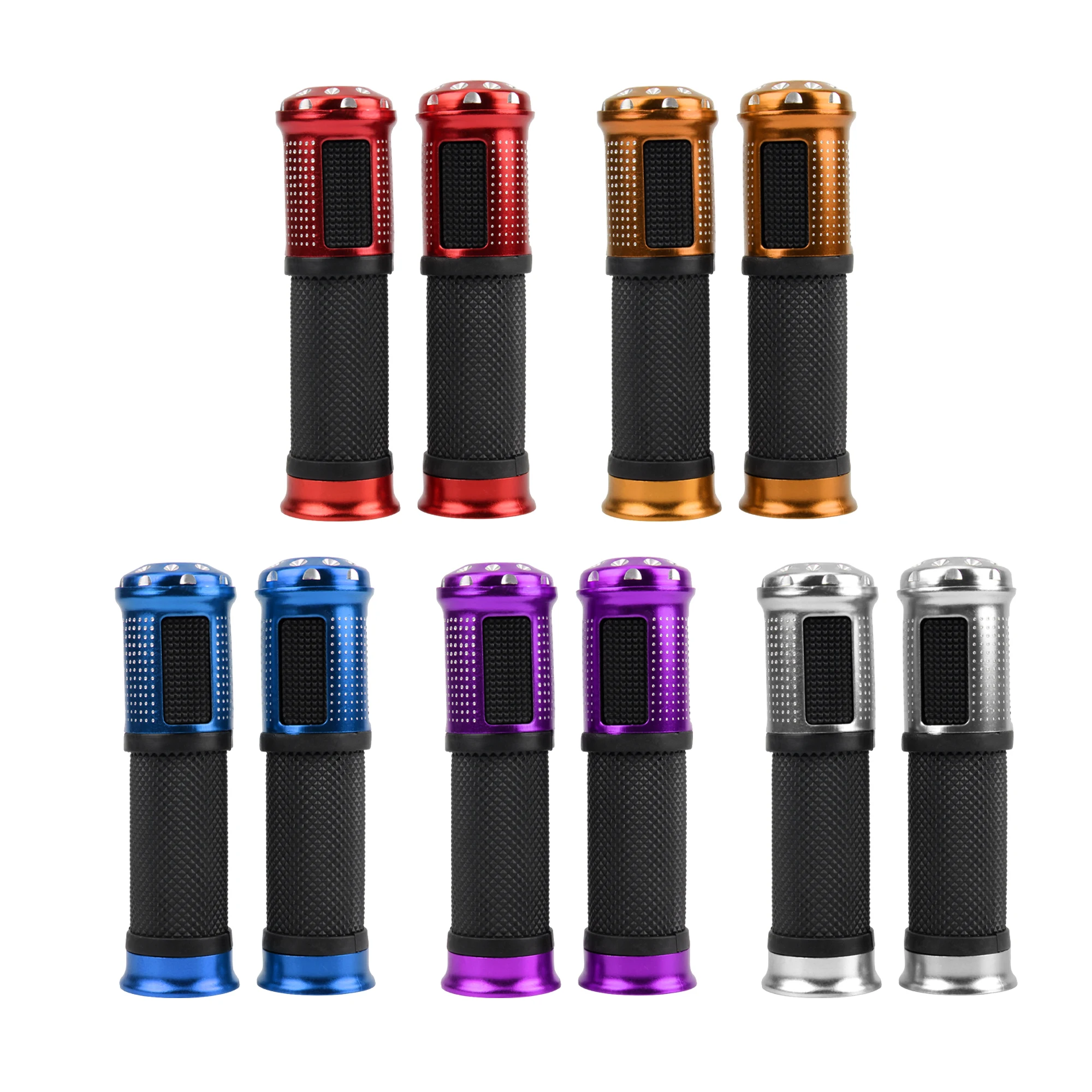 23mm 25mm Motorcycle Handlebar Plug Aluminum Knobs Anti-Slip Handle Bar Hand Grips for Scooters Moped Motorbike Street Modified