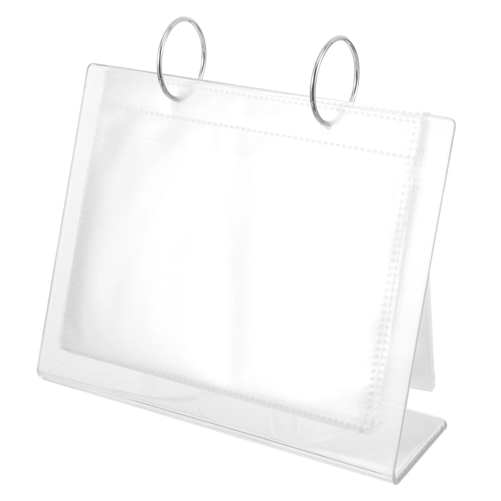 

Альбом для хранения наклеек для ногтей, акриловый органайзер для стикеров для маникюра, пустой альбом для коллекции наклеек