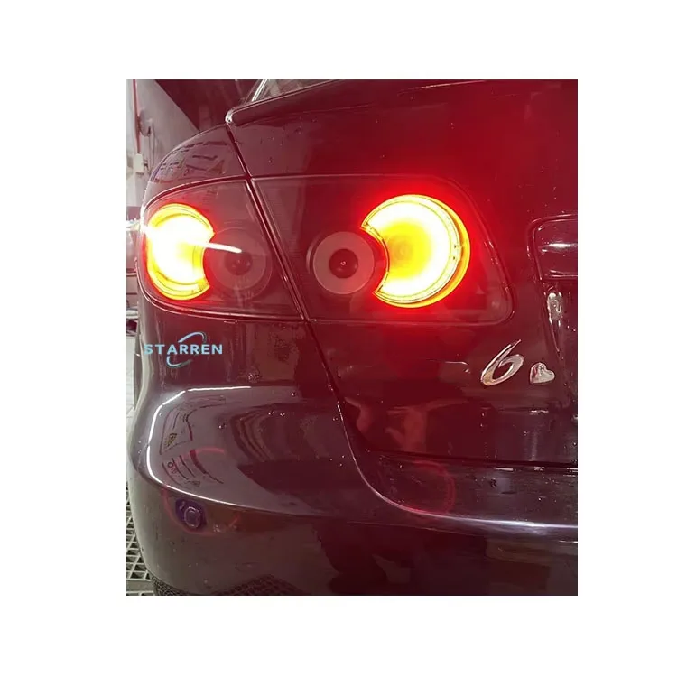 2003-2015 업그레이드 된 LED 플러그 앤 플레이 엔젤 아이 리어 테일 라이트 키트 Mazda 6 용 고품질 LED 리어 테일 라이트