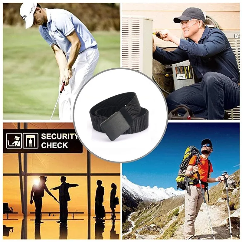 Military Automatic Buckle Tactical Belt, Multifunctional Nylon Waist Belt for Outdoor Hunting, High Quality Men Belt
