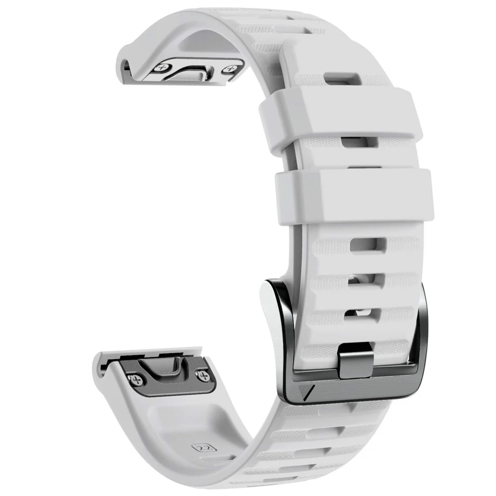 QuickFit 22 26 mm Silikonarmband für Garmin Fenix 8 51 mm E 47 mm 7X 7 6X Epix Pro Instinct 3 2X Forerunner 970 965 955 Uhrenarmband
