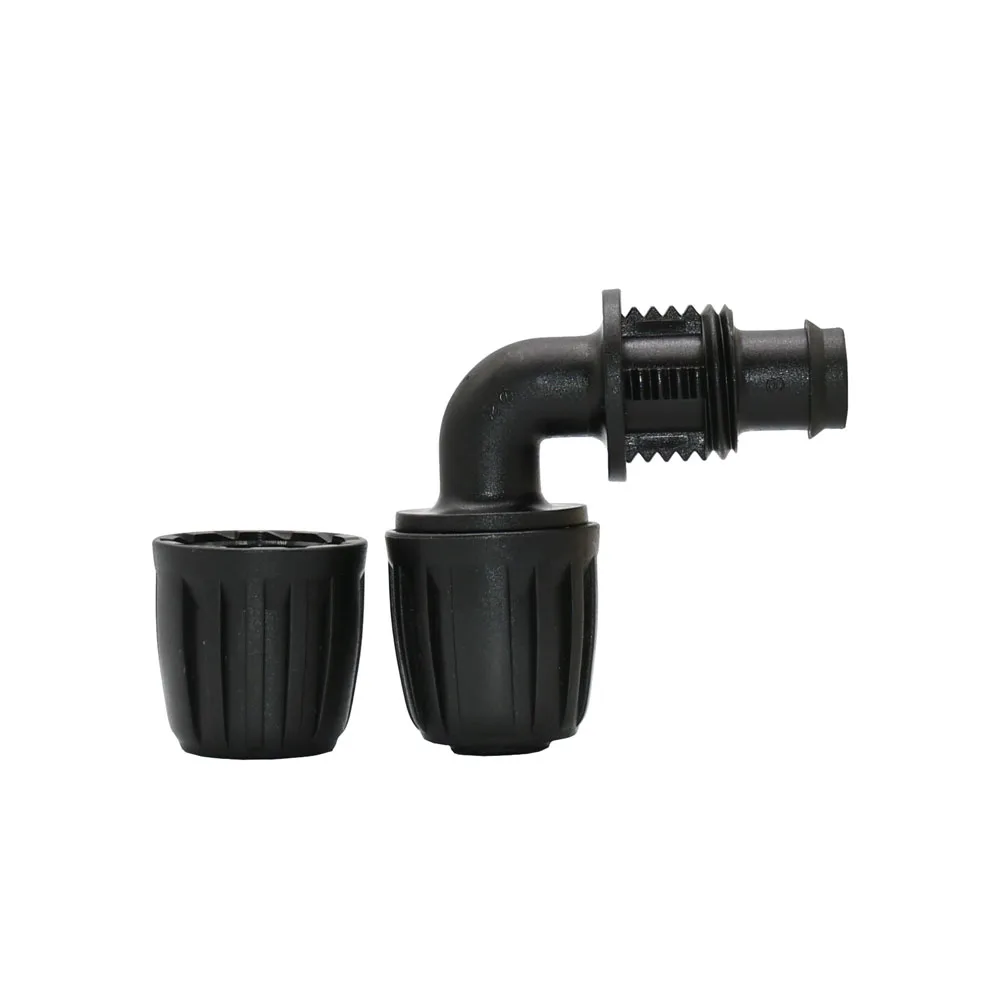 Złącze rura PE 20mm Tee wtyk końcowy łokciowe od 20mm do 16mm 4/7mm łączniki do rozdzielacza węża redukującego do ogrodowej szklarni