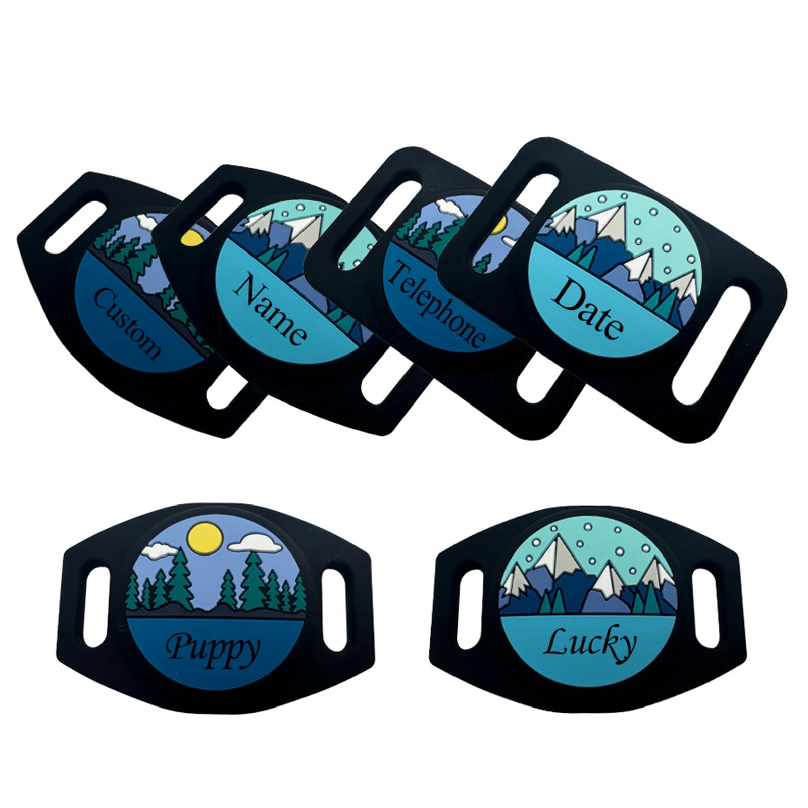 

Custom Airtag Case Dog Cat Collar GPS Silicone Case Personalized Air Tag Tracker Case Slide On Tag for GPS Dog Tracker