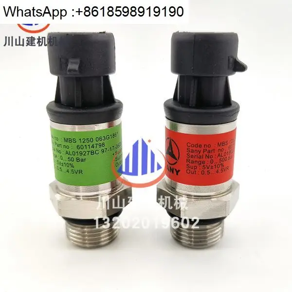 

Excavator Parts SY215 235 335 365 Hydraulic Pump Low Pressure Pressure Sensor MBS9125