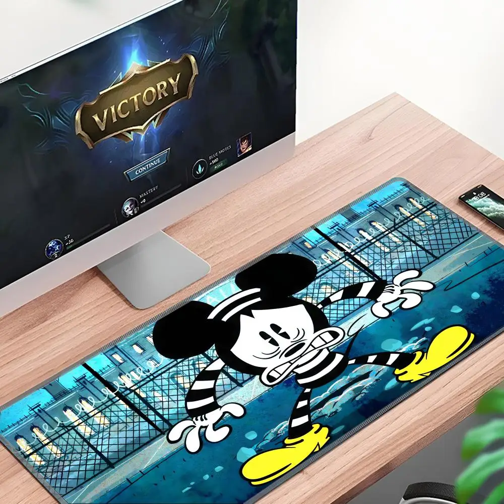 D-Disneys M-Mickey MINISO Mouse Pad Mouse Mat Desk Mat With Pad Gaming Accessories Prime Gaming XXL Keyboard Pad Padding Mat