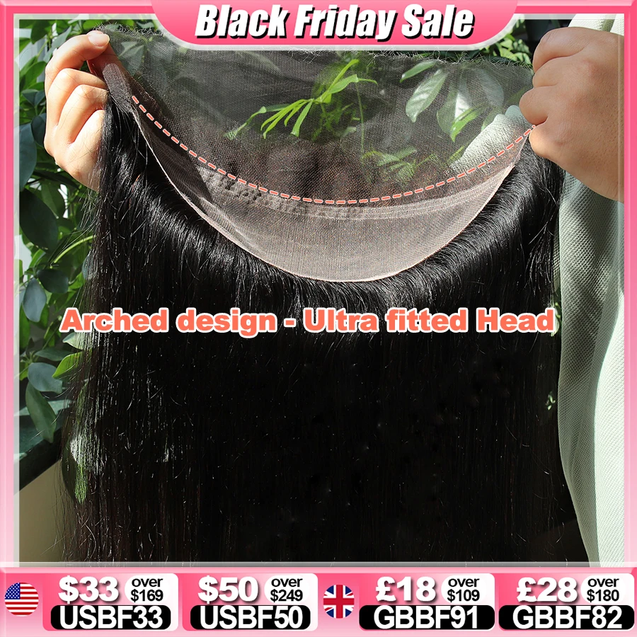 

Ultra Fitted Invisible HD Lace Bone Straight 13x6 HD Lace Frontal Only Pre Plucked Melt Skins Brazilian Virgin Hair For Woman