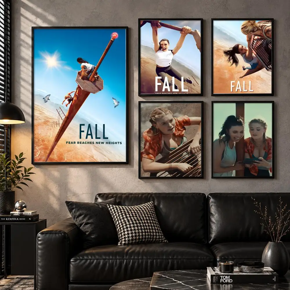 Fall High Altitude Survival Thriller Tense Cinematic Drama Poster Aesthetic Unframed Wall Prints for Bedroom & Living Room