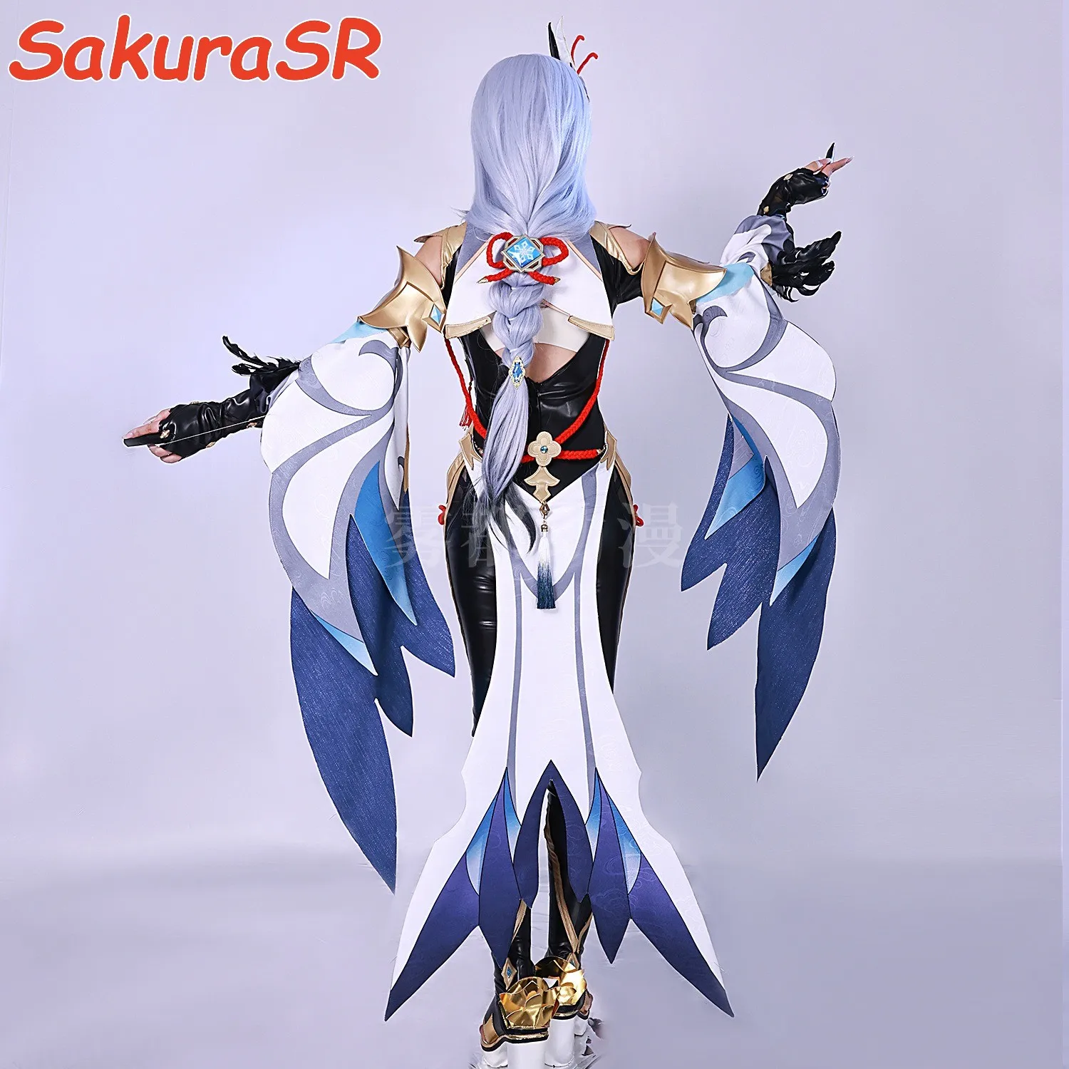 IN magazzino Shenhe Cosplay Game Genshin Impact Cosplay Costume SR Shen He Sexy Cosplay Christmas body Shoes parrucca