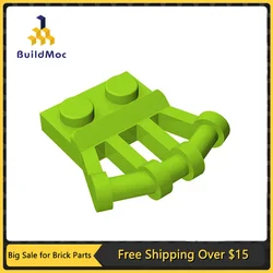 10Pcs MOC Parts 92692 Plate Special 1 x 2 with Angled Handles on Side Compatible Bricks DIY Building Blocks Particle Kid Toy