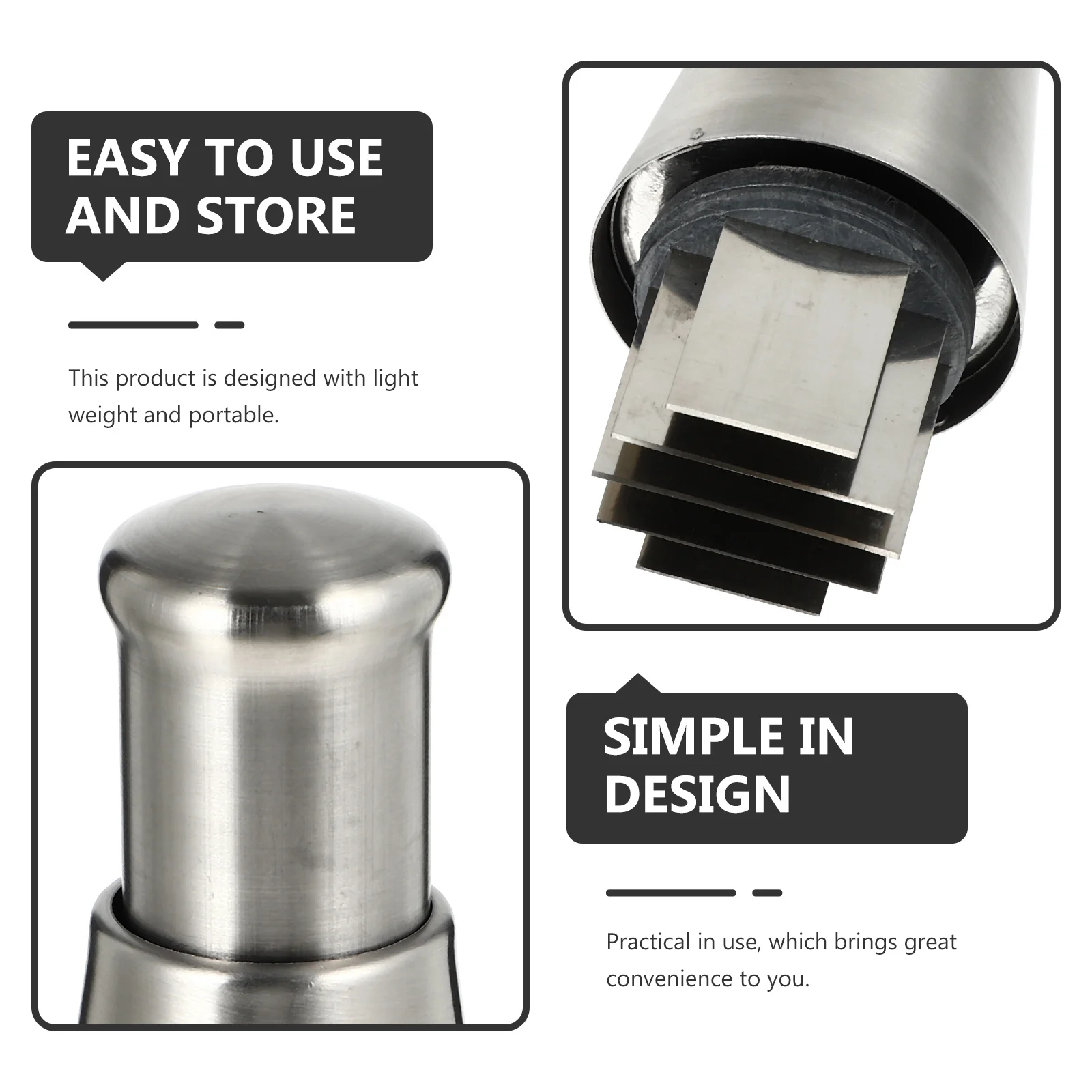 

Garlic Press Machine Manual Garlic Mincer Kitchen Chopper Squeezer for Home Restaurant Cooking Random Color Black White