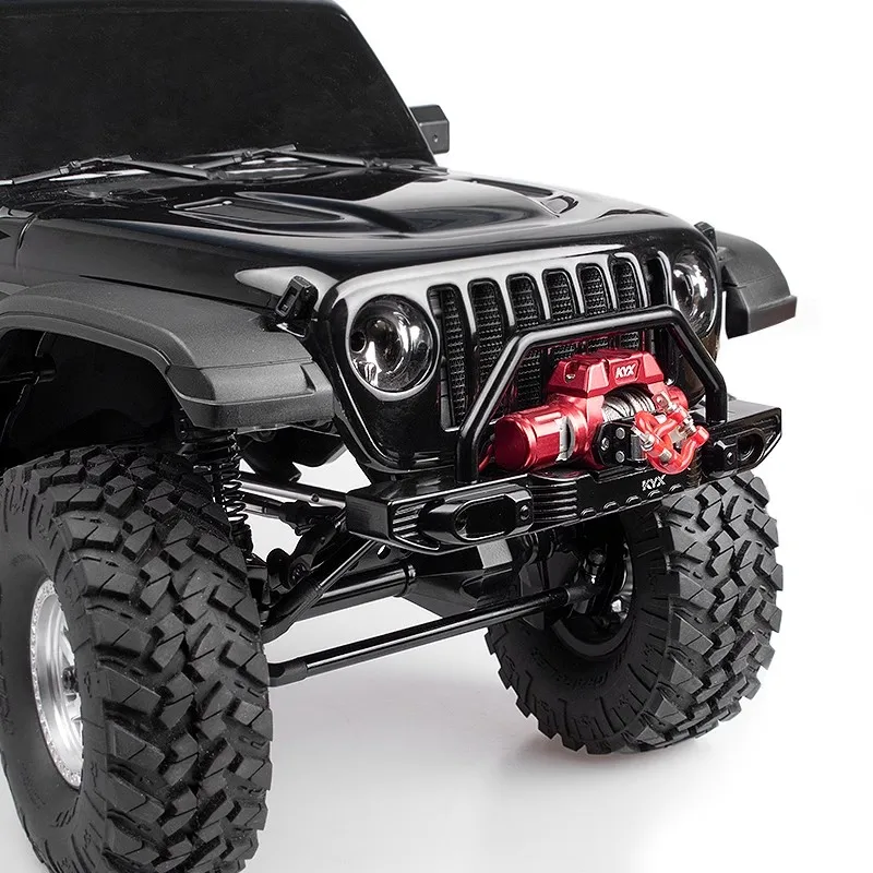 Aluminum Front Bumper for 1/10 Radio Control Car AXIAL - AXI03007 SCX10 III JEEP JLU WRANGLER 4X4 ROCK CRAWLER RC Part