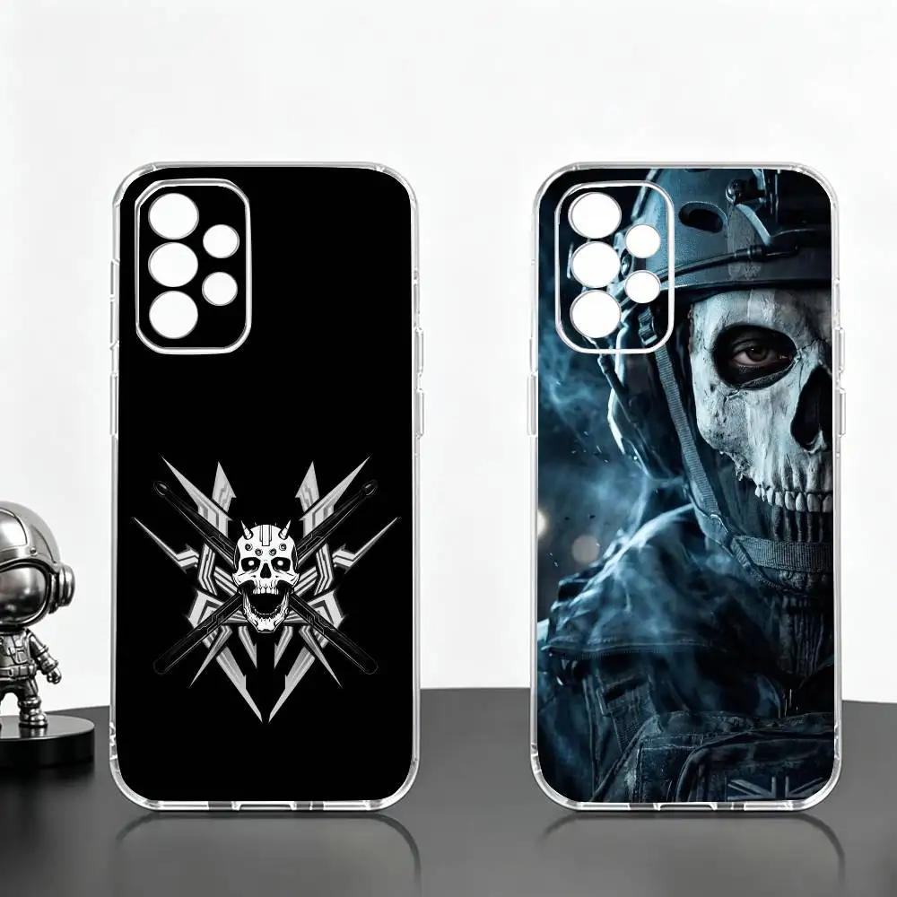 G-Ghost-COD Call Of D-Duty  Phone Case Transparent Silicone Soft For Samsung S25,S24,S21,S22,S23,S30,Ultra,S20,Plus,Fe