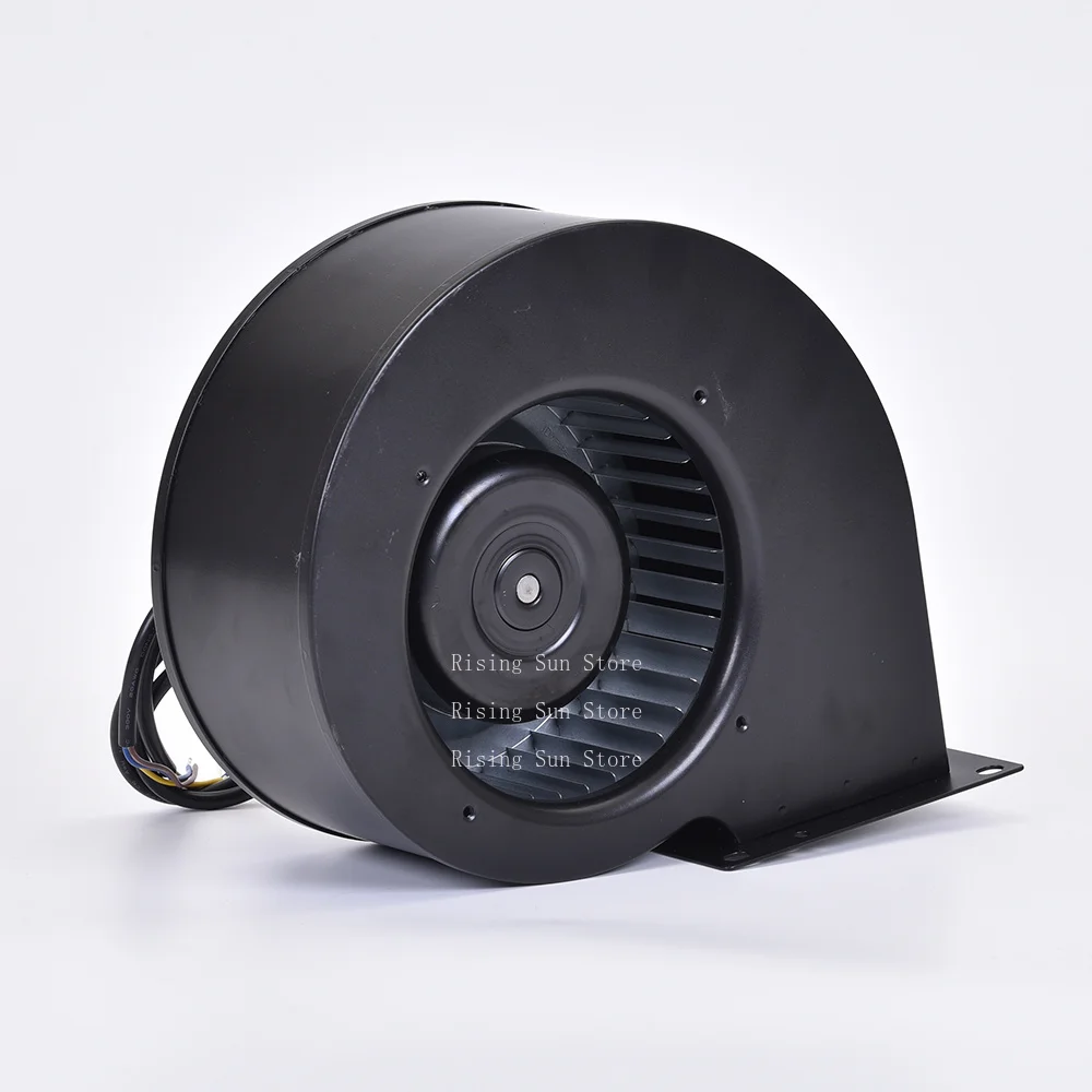 EC 115V 230V Brushless Front Bend Single Suction Low Noise 180mm 130W Industrial Exhaust Fan Runoff Centrifugal Fan