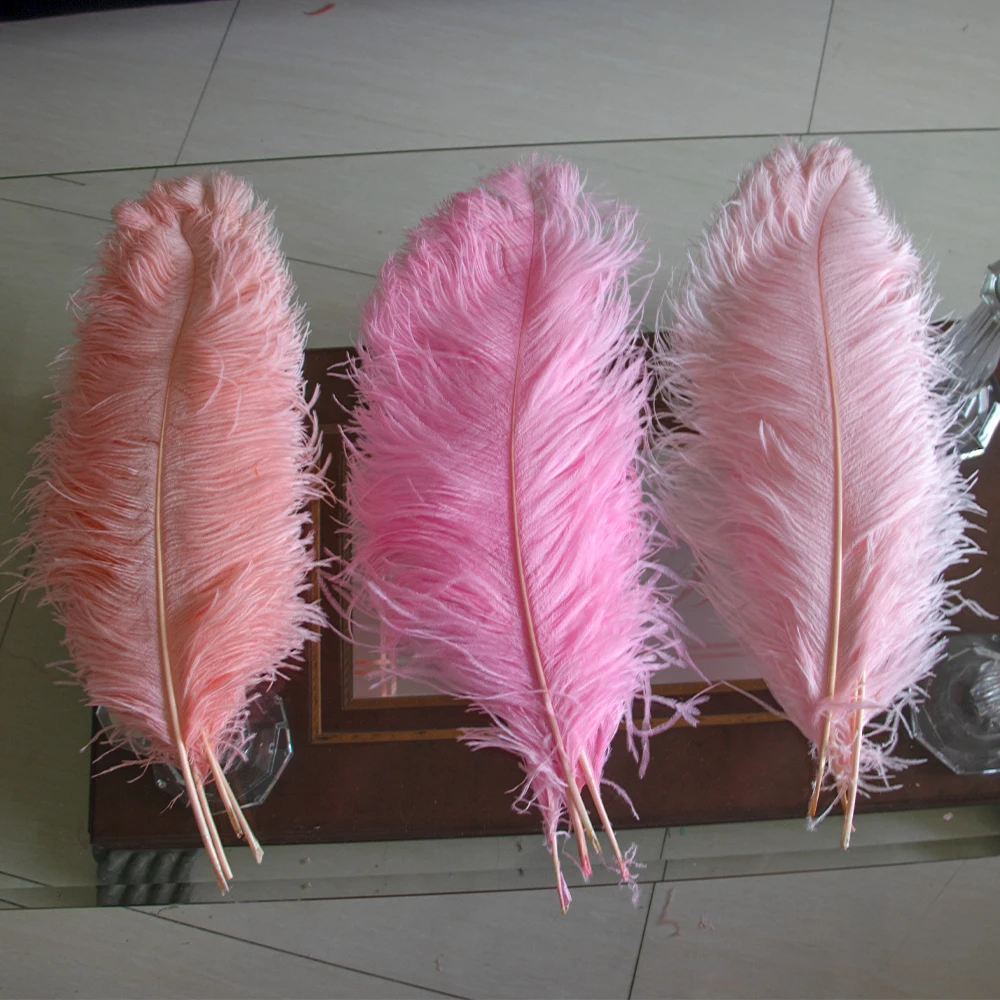 Imagem -05 - Penas de Avestruz Coloridas para Centrais de Mesa Plumas de Carnaval Penas de Decoração Festa de Casamento Alta Qualidade a Granel 5070cm de Comprimento 10 Pcs