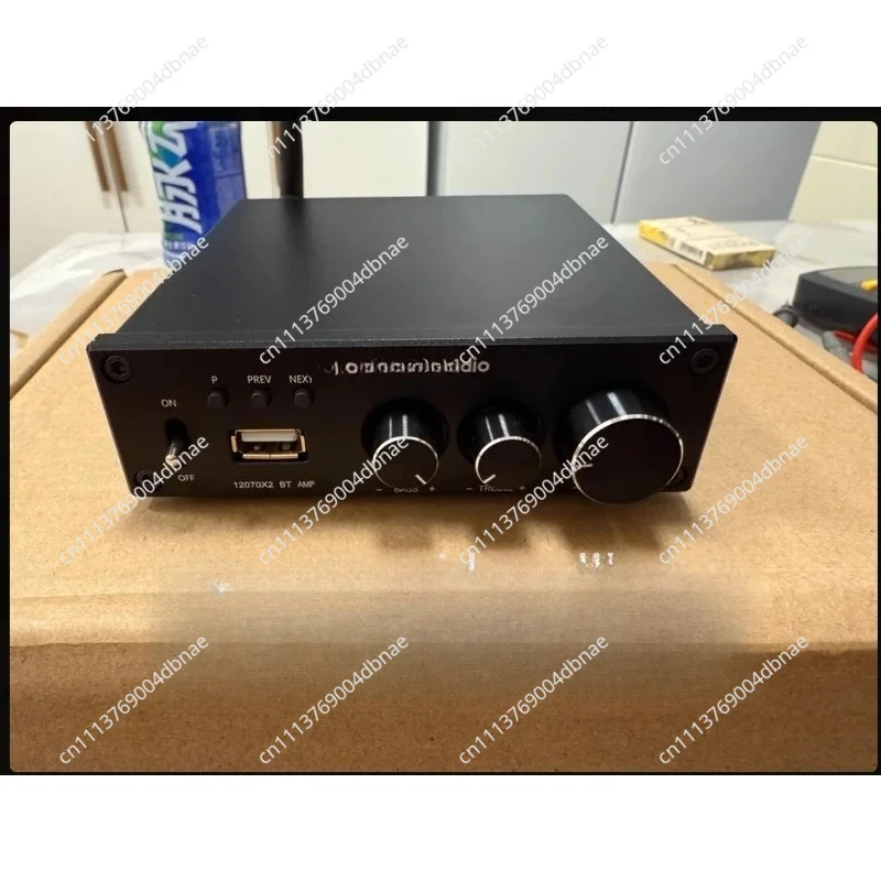 Dual parallel MA12070 Dual 160W Bluetooth 5.0 high and low sound U disk lossless 2.1 subwoofer household digital power amplifier