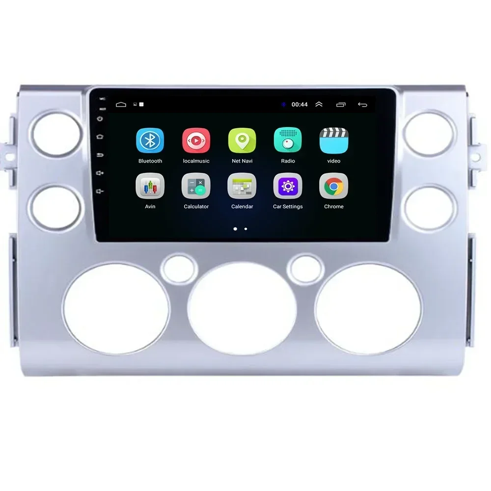 2 Din Android 13 Автомобильный стерео радио DVD GPS Мультимедийный видеоплеер 5G Wi-Fi камера DSP Carplay для Toyota FJ Cruiser J15 2006-2035