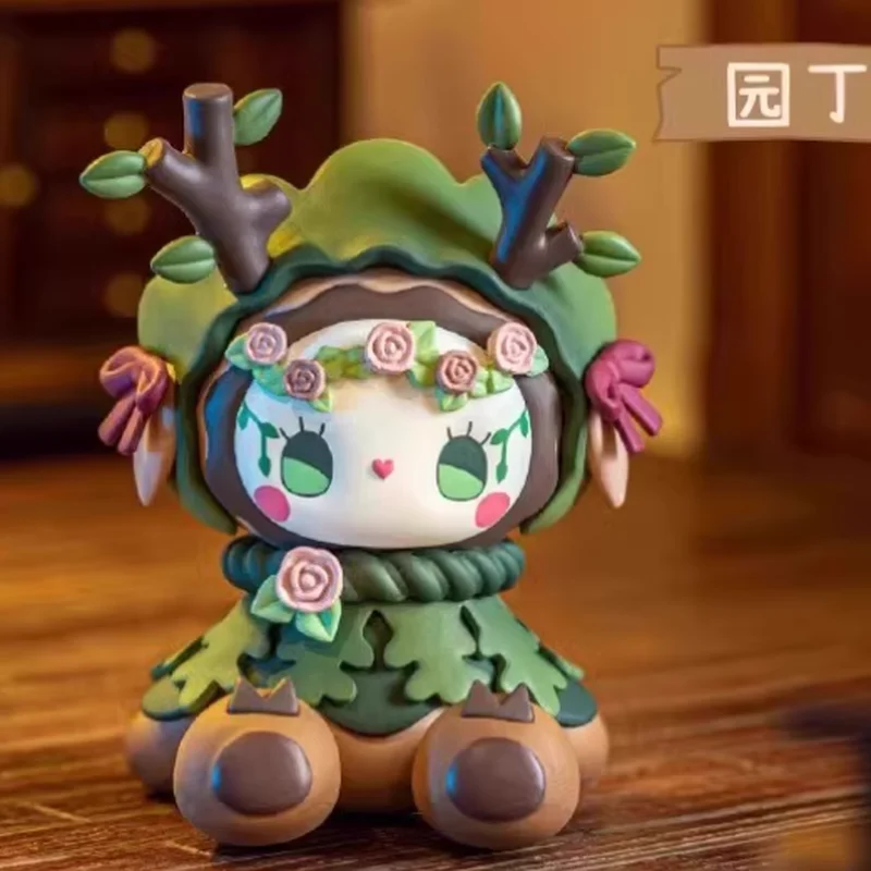 EMMA Secret Forest Frostveil Villa Series صندوق أعمى دمية لطيفة قابلة للجمع لعبة مجسمة ديكور منزلي كرتوني هدية مفاجئة للأطفال