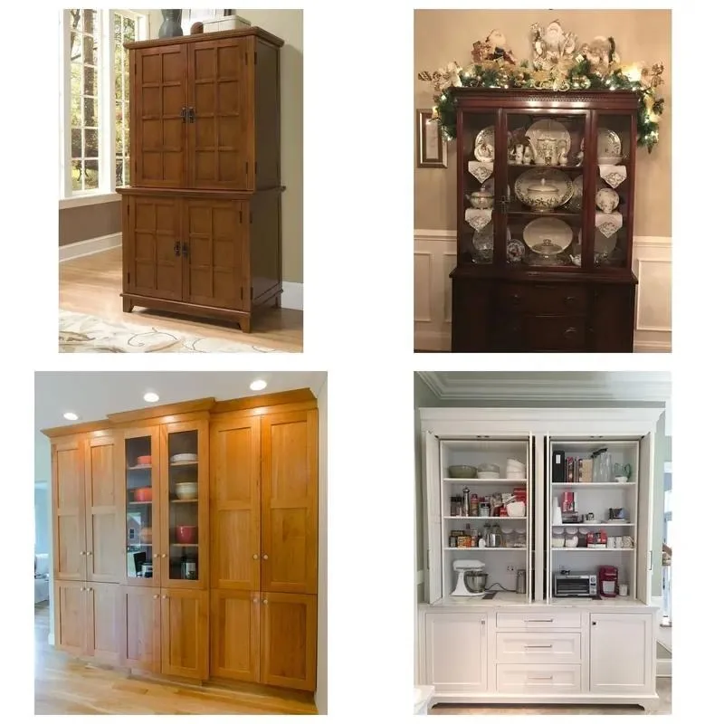 Tall Solid Wood Locker Vertical Large Capacity Space Saving Multi Layer Storage Room Display Cabinet