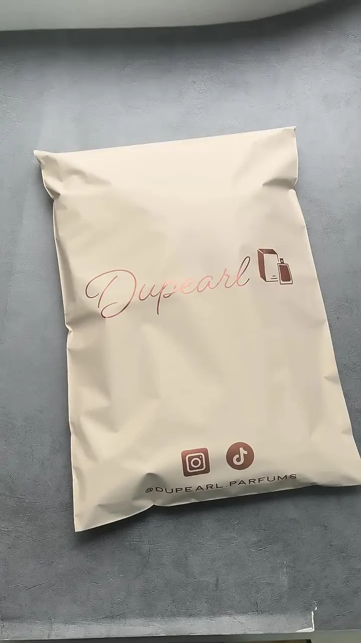 50 matte apricotrosa Versandtaschen, geeignet für Kleidung, Partys und Geschenke. Benutzerdefinierte Logos werden unterstützt. – Detail 10