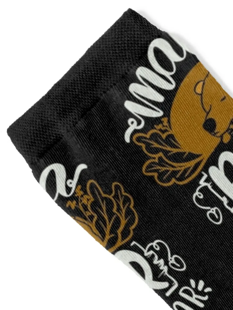 Mama Bear Baby Bear Socks kids Sports colored snow Luxury Woman Socks Men's