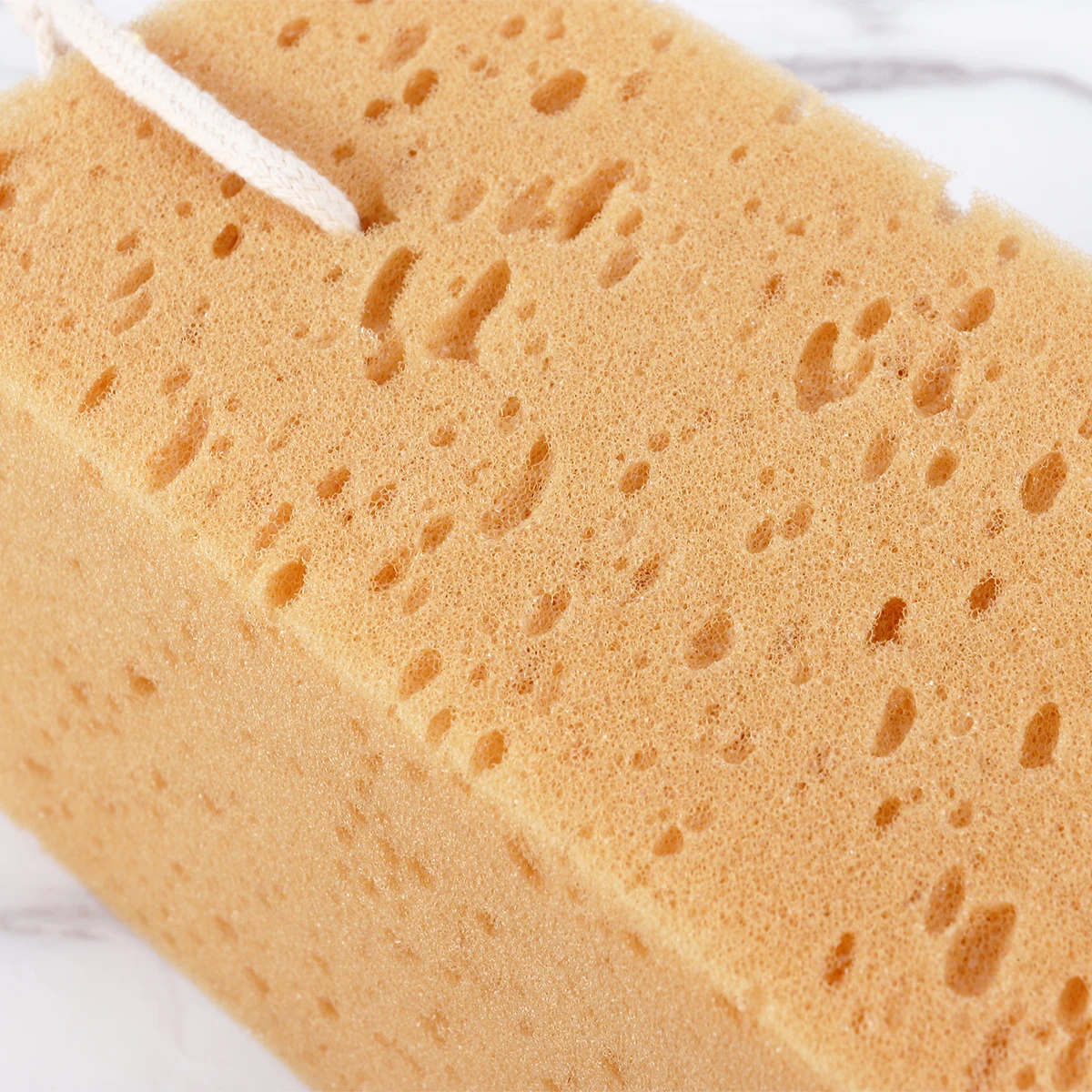 

Car Washing Sponge Yellow Strong Water Absorption Easy Use Quick Car Wash Cleaning Soft Non Scratch Vehicle Cleaning Sponge