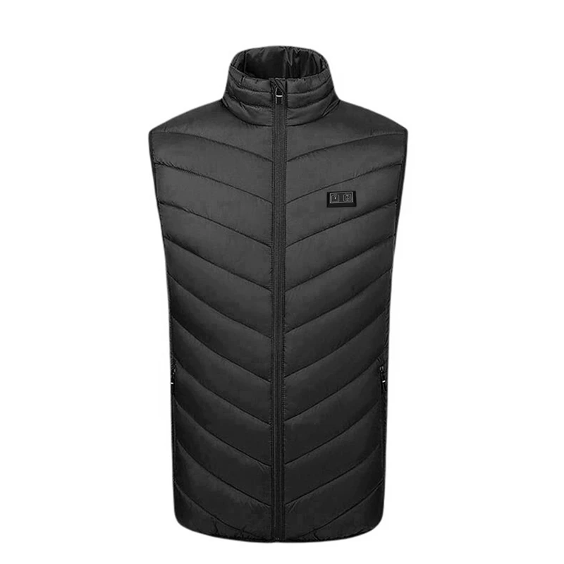 1 Pcs Heated Vest Jacket Fashion Women Men USB Rechargeable Heated Clothing Outdoor Heating Warm Clothes Winter