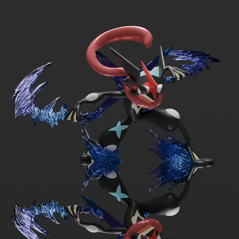 포켓몬 그림 전투 Greninja 액션 그림 만화 Pvc 애니메이션 컬렉션 모델 데스크탑 장식 인형 장난감 생일 선물