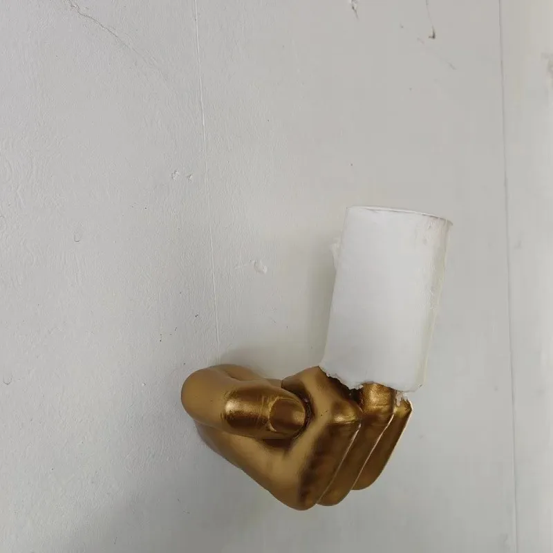 

Creative wall hanging l toilet tissue wall hook hook resin handicraft hanging