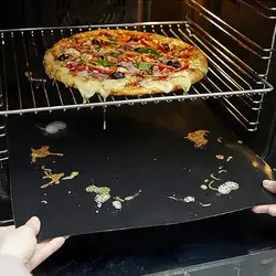60 X 40 CM 2 PC Large Non Stick Oven Liner Reusable Dishwasher Safe Baking Spill Mats Barbecue Grill Mat kichen Accessories