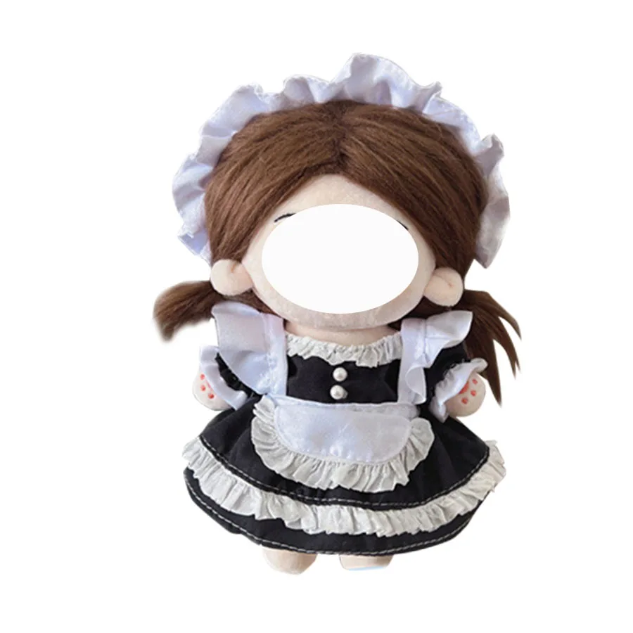 Cute Dres JK Uniform Clothes for 20cm Cotton Plush Cartoon DIY Doll Dress Up Clothing Skirt Suit Socks Toy Accessories Girl Gift