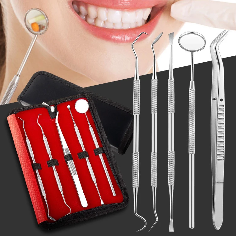 

Dental Hygiene Tool Sickle Shape Dentist Tartar Scraper Scaler Dental Equipment Calculus Plaque Remover Teeth Cleaning Oral Care