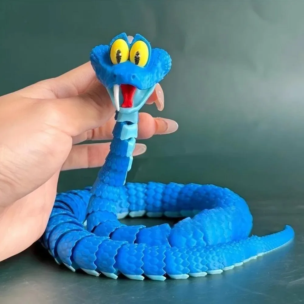 Serpente Gary da 30 cm-45 cm: serpente giocattolo di simulazione articolato Zootopia 2, modello Gary serpente stampato in 3D, regalo per bambini