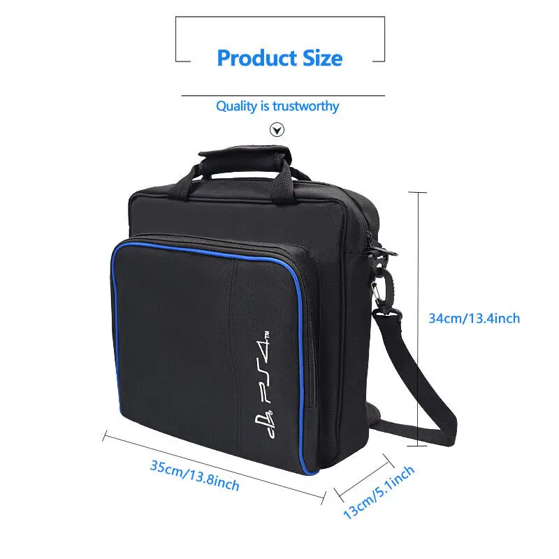 For PS4 Game Protective Bag Storage Carrying Case Outdoor Travel Shoulder Bag