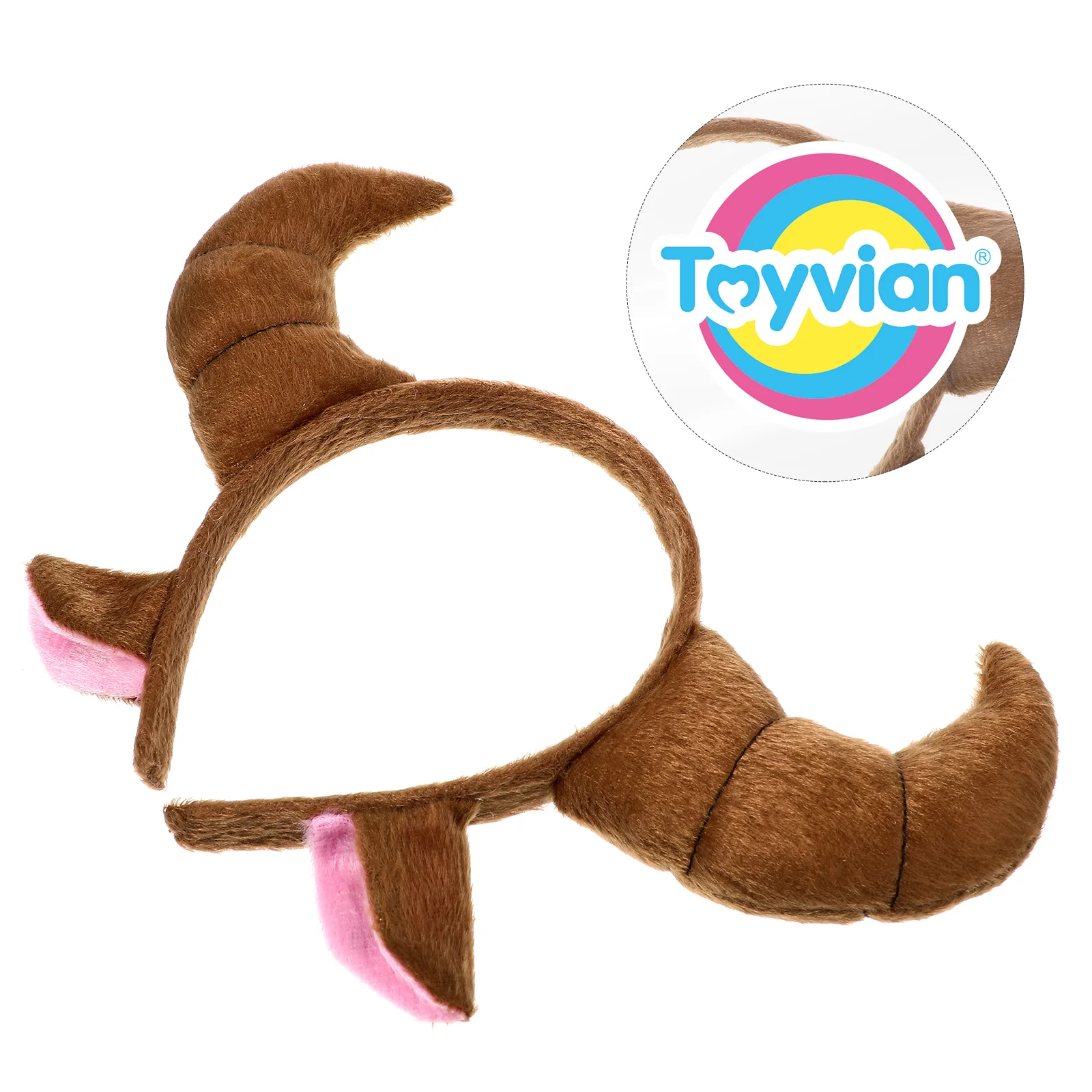 

Cute Animal Costume Headband for Women Kids Party Cosplay Headdress Elastic Safe Hair Decoration Festival Prop Eye