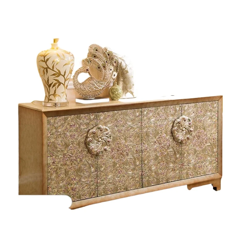 Neoclassical high-end screen partition cabinet entry entrance entrance cabinet