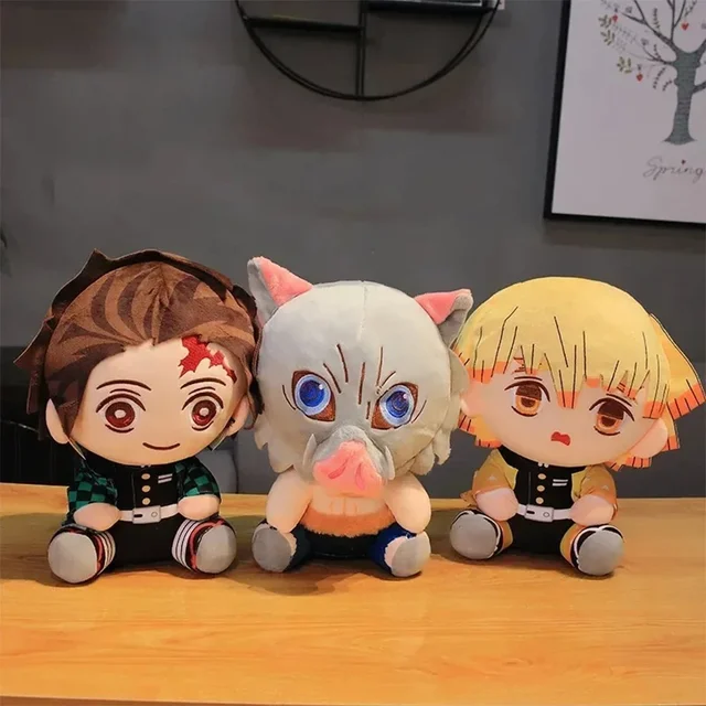 @20cm Hot Japan Slayer Plush Dolls Lovely Anime Kimetsu No Yaiba Kamado Tanjirou Nezuko Zenitsu Kyoujurou Toys Kids Gifts 4 @20cm Hot Japan Slayer Plush Dolls Lovely Anime Kimetsu No Yaiba Kamado Tanjirou Nezuko Zenitsu Kyoujurou Toys Kids Gifts 4