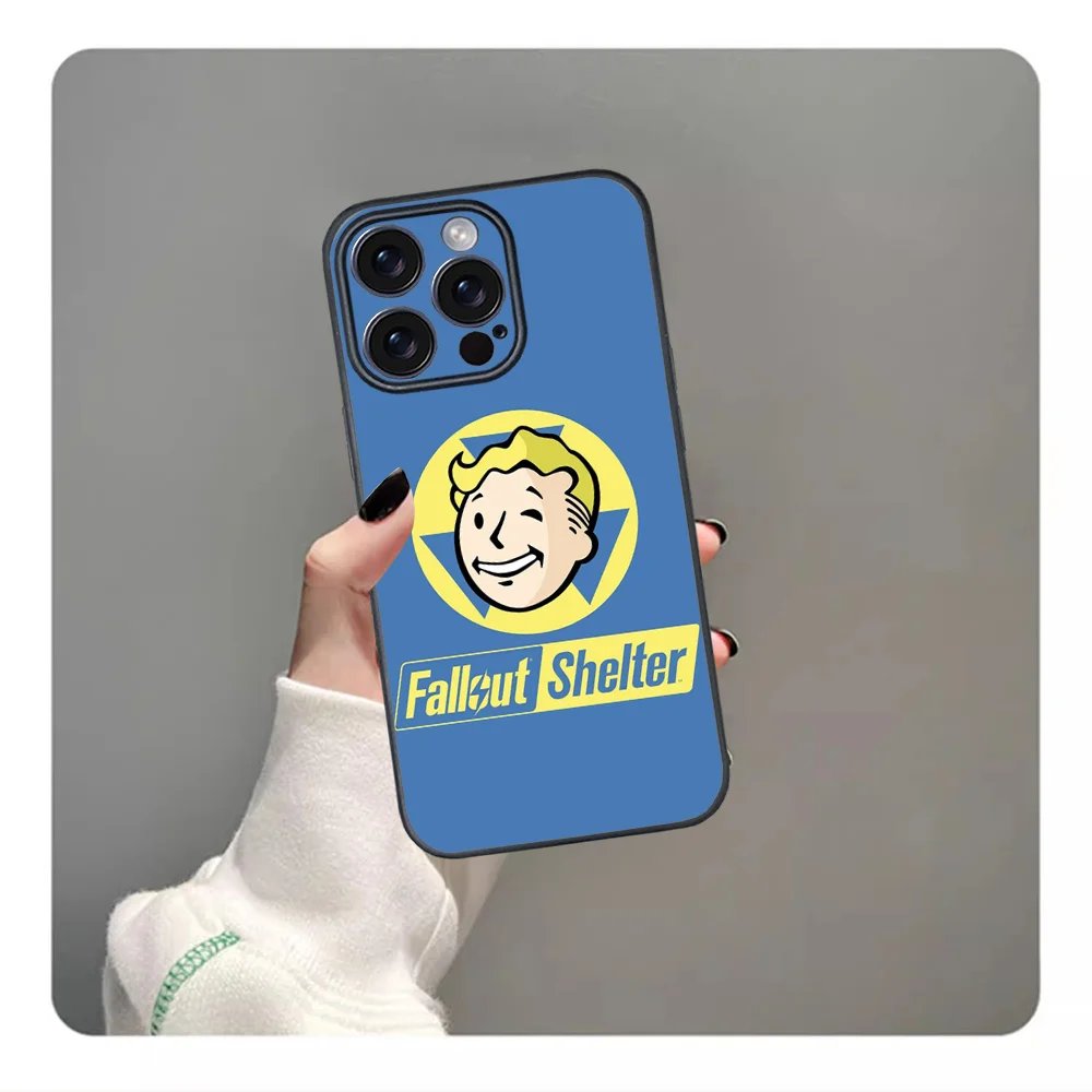 Games F-Fallout S-Shelter Phone Case For iPhone 16 15 14 13 12 11 PRO MAX PLUS Mini TPU Soft to  Skin-friendly case