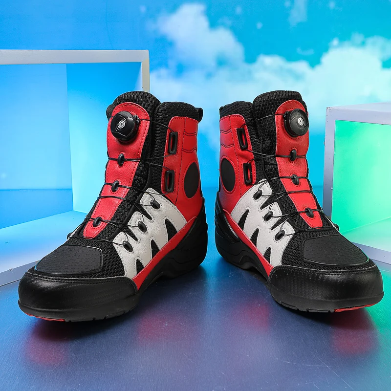 

Новые мотоциклетные ботинки для мужчин и женщин, для езды на мотоцикле, противоскользящие зимние кроссовки, обувь для велоспорта, горных и шоссейных гонок, осенние