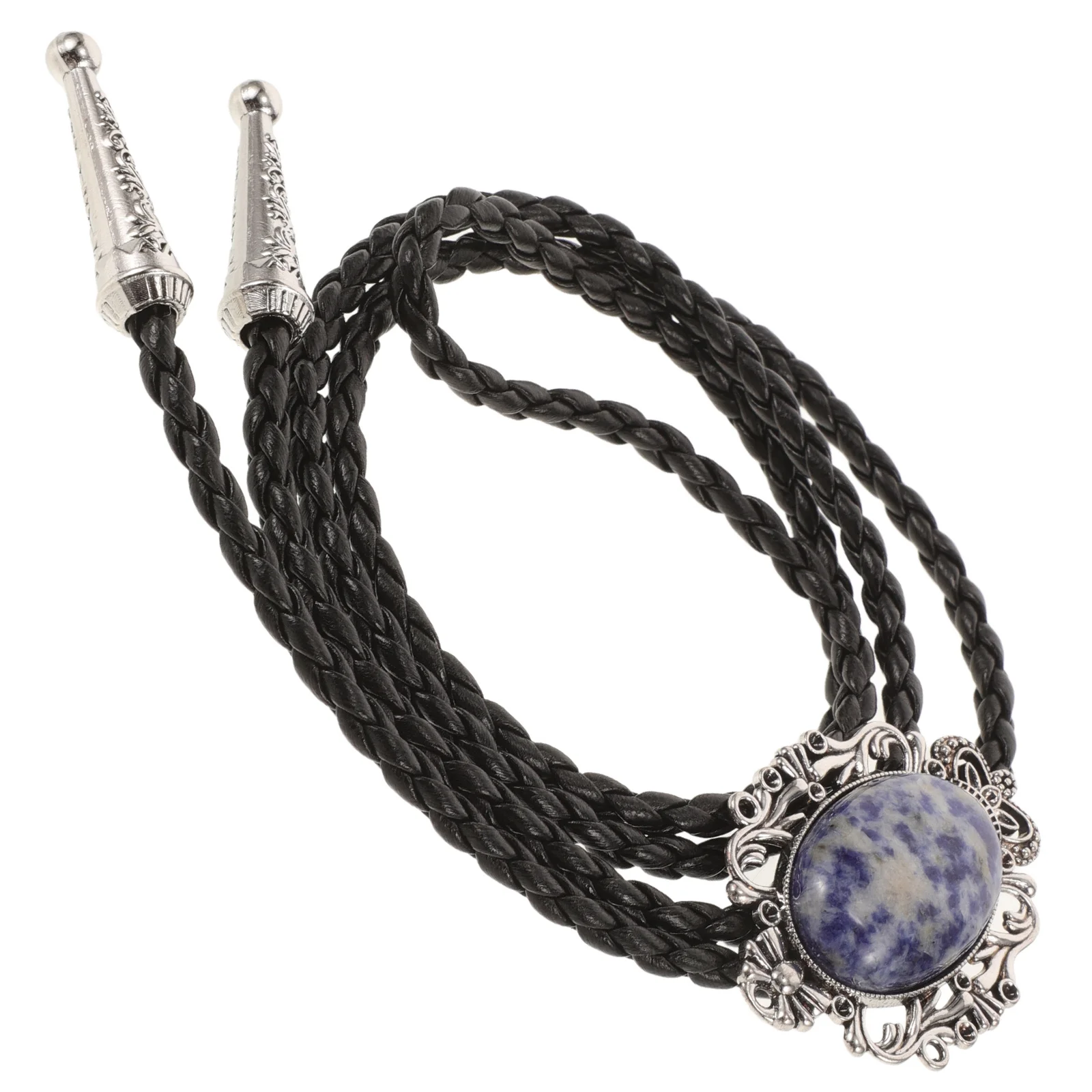 グリーンターコイズボロタイ男性用ウエスタンヴィンテージカウボーイネクタイ Pu コードユニセックスメンズボロタイウエスタン男性